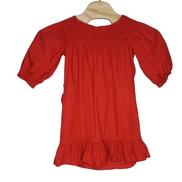 Tularosa Revolve Maida‎ Off the Shoulder Ruffle Sz Medium Mini Red Dress No Belt - Picture 4 of 7